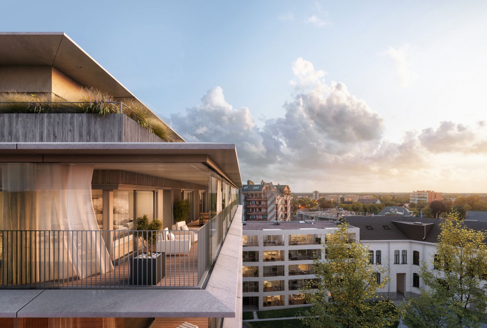 Abscis Architecten - Innovatief wonen = suburbane kwaliteit in hoge dichtheid - ©Nanopixel