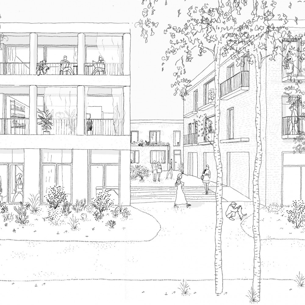 Abscis Architecten - schets - plusoffice architects