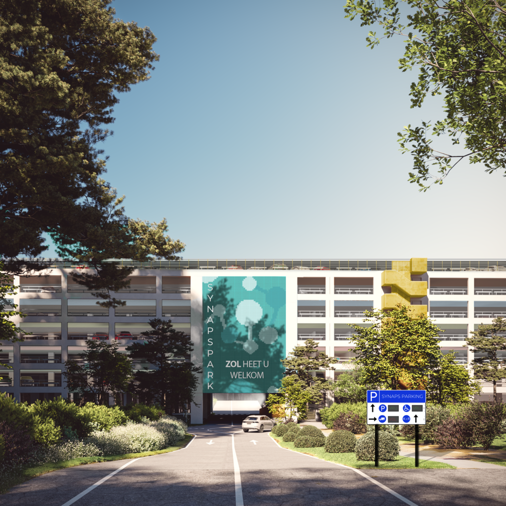 Abscis Architecten - impressie zicht inrit