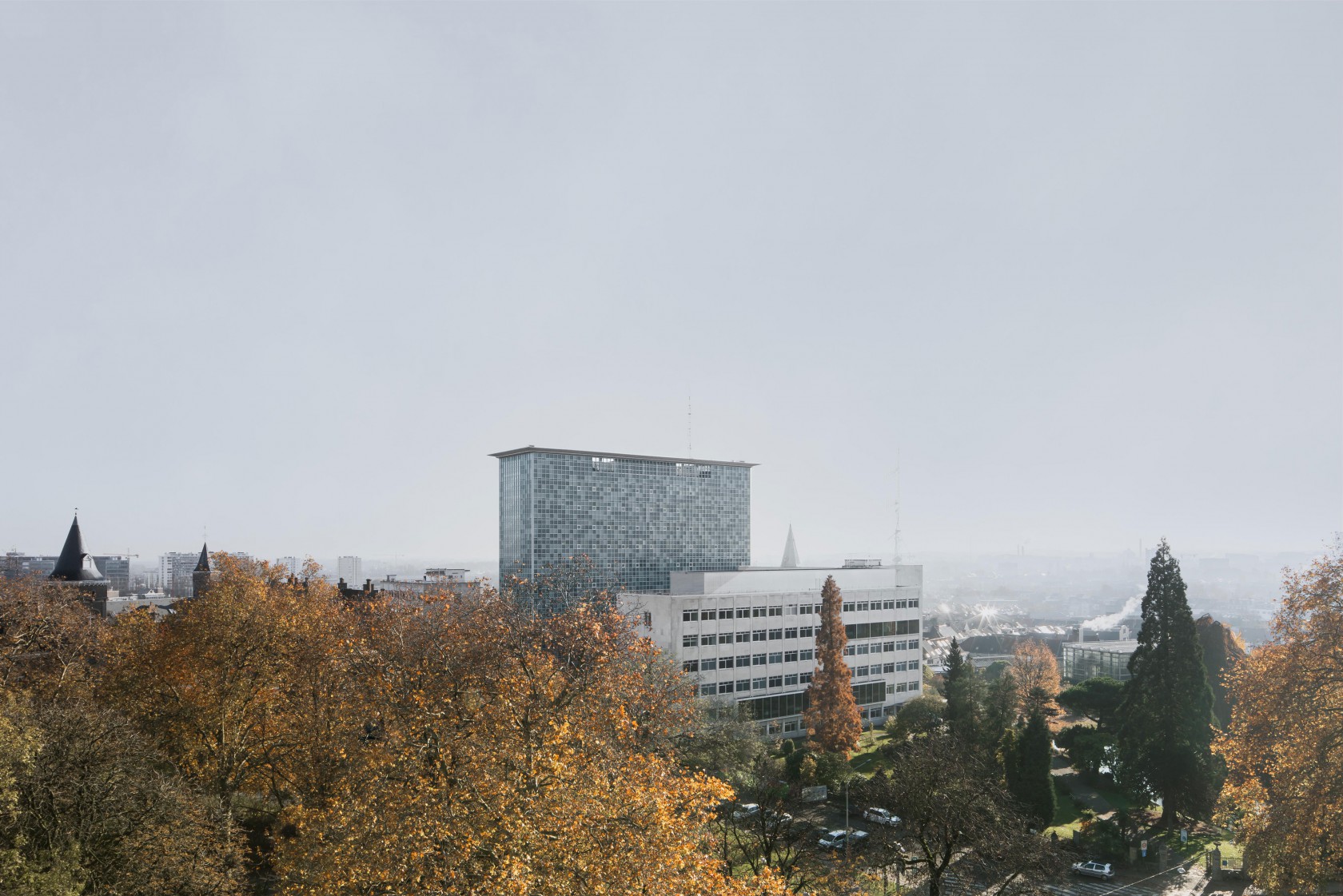Abscis Architecten - view from the ICC - photo by Jeroen Verrecht