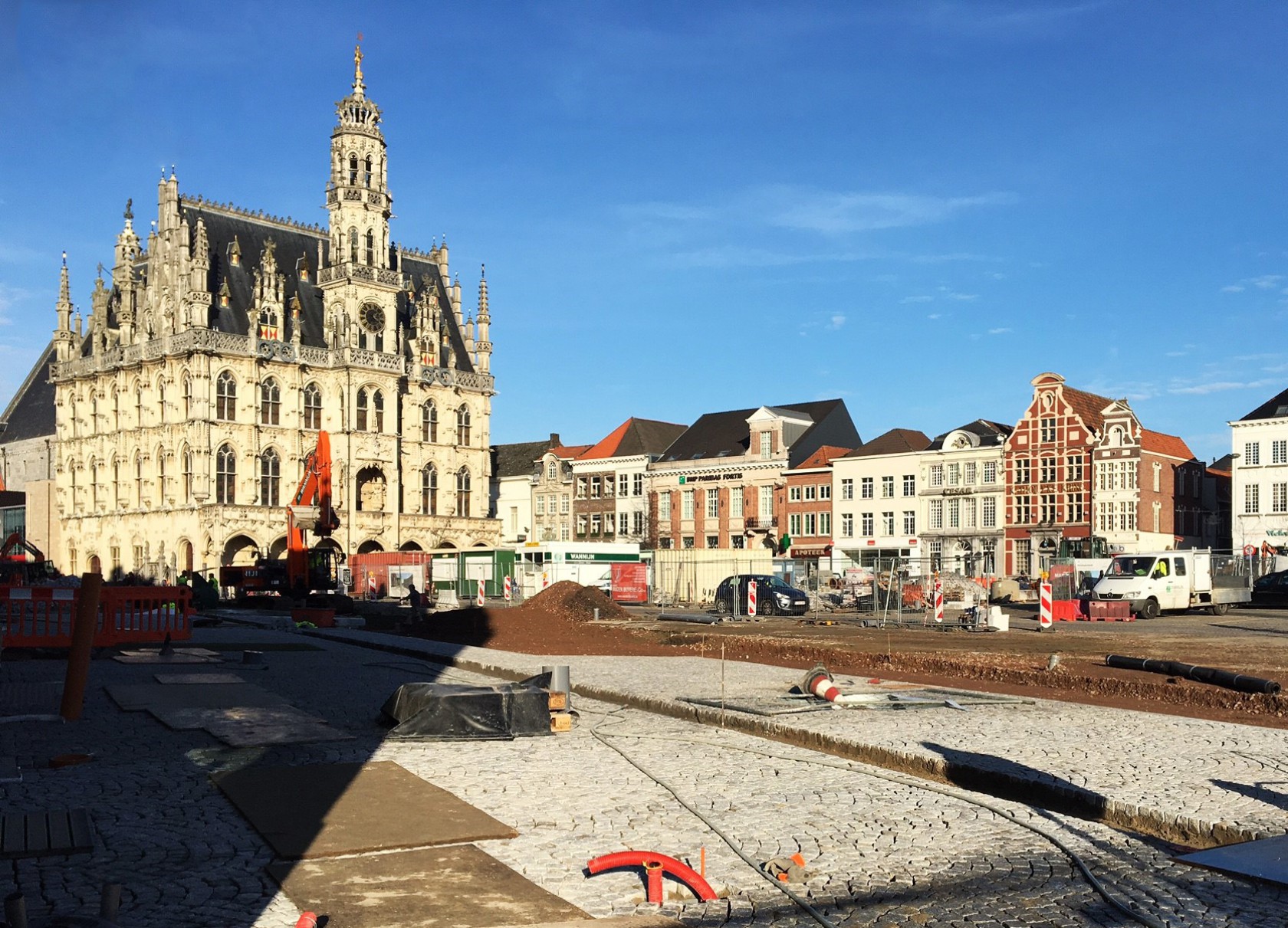 Abscis Architecten - Werf herinrichting Markt Oudenaarde