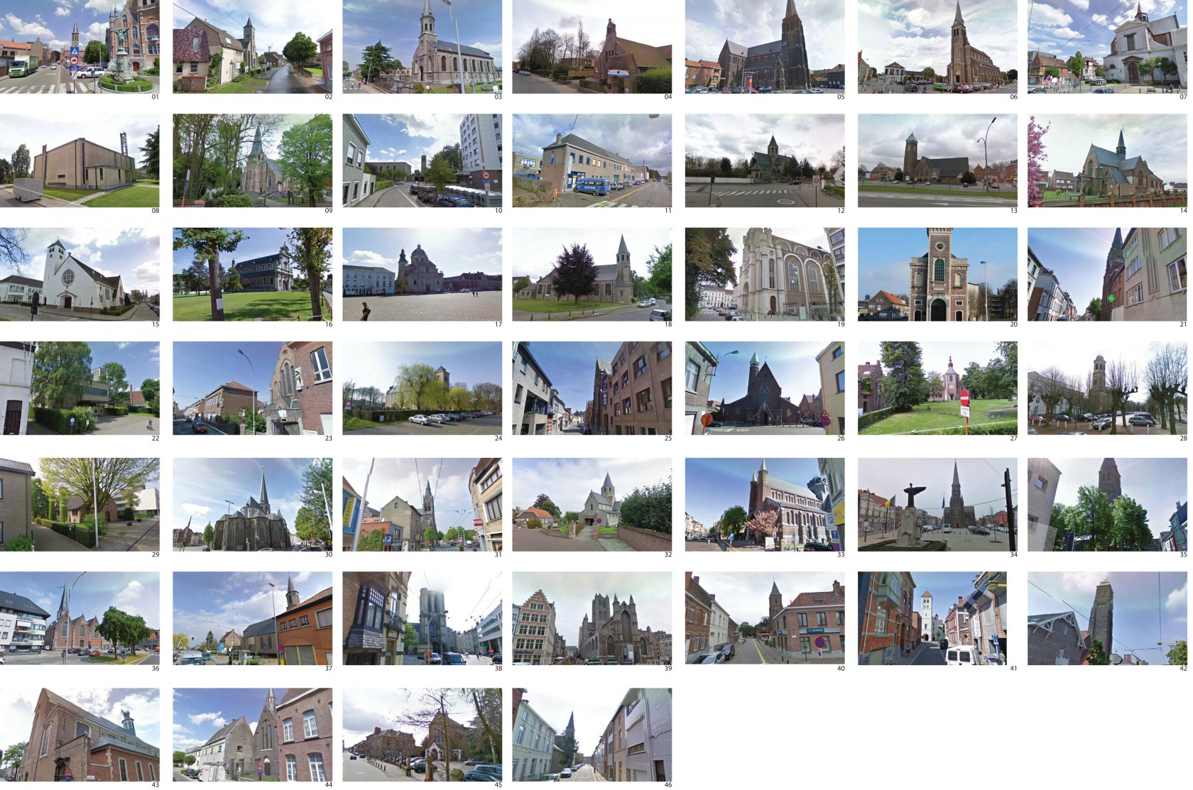 Abscis Architecten - Overzicht beoordeelde Gentse kerken 