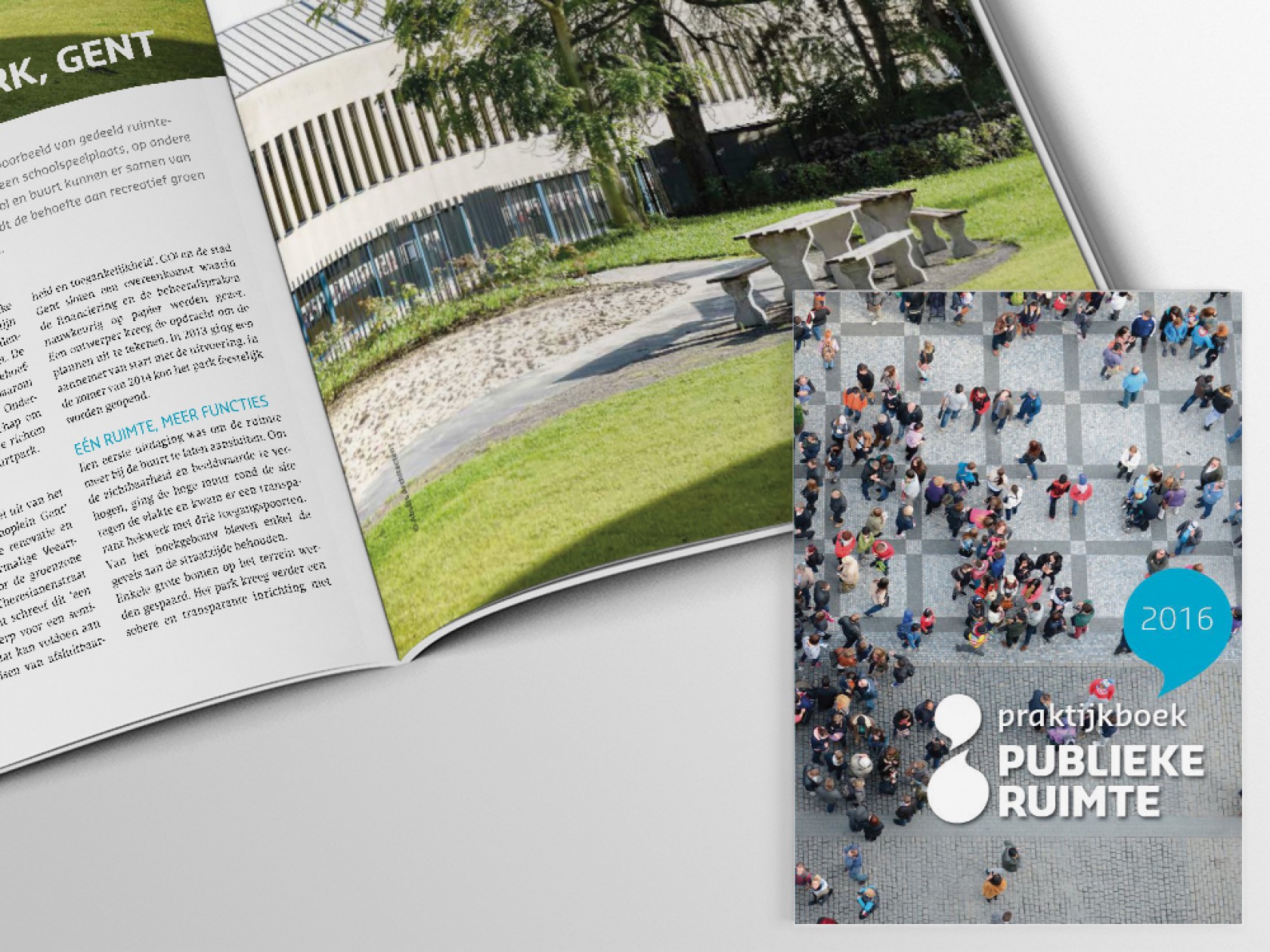 Abscis Architecten - Cover Praktijkboek Publieke Ruimte Coupurepark