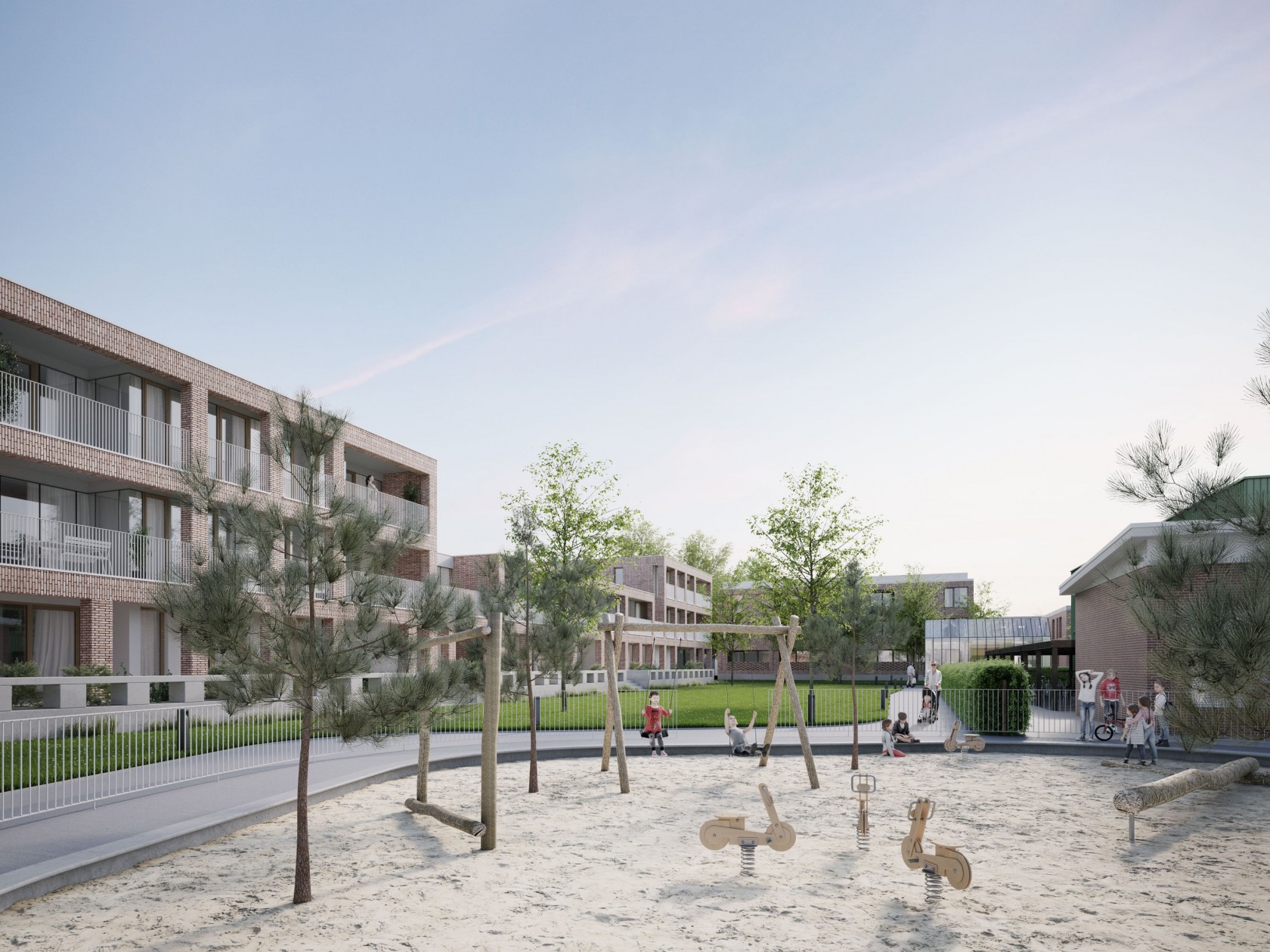 Abscis Architecten - buurtversterkend PPS-project Mudakkers in Lommel